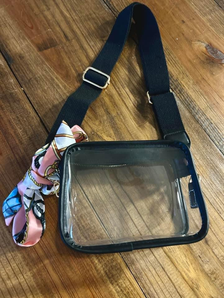 Clear crossbody bag