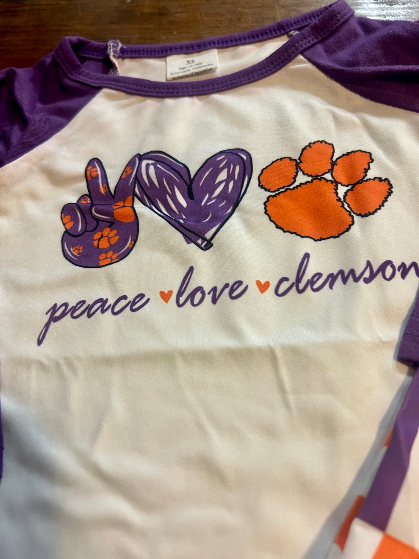 Clemson bell-bottom set