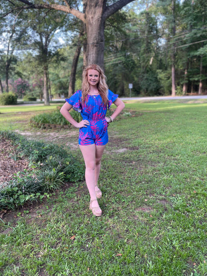 Floral rompers