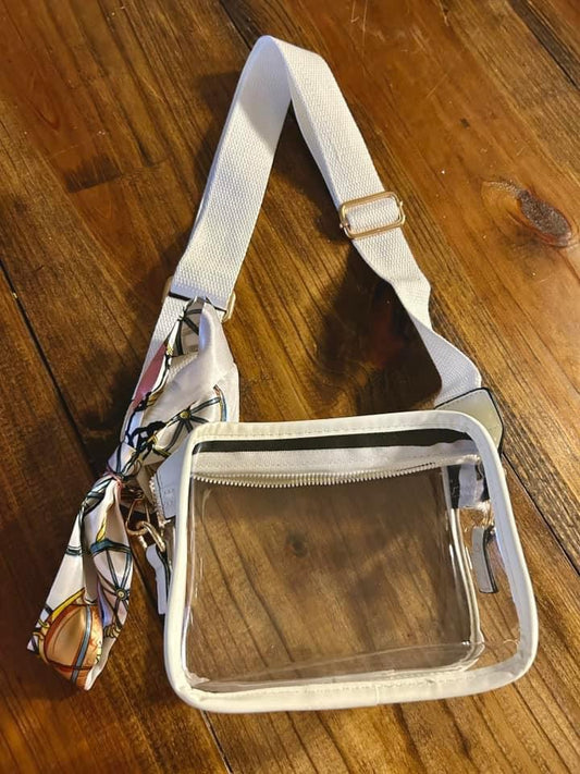 Clear crossbody bag